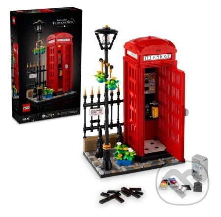 LEGO Ideas Červená Londýnská Telefonní Budka