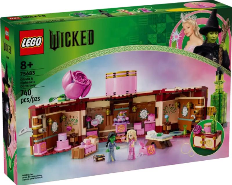 LEGO Wicked 75683 Studentská kolej Glindy a Elphaby