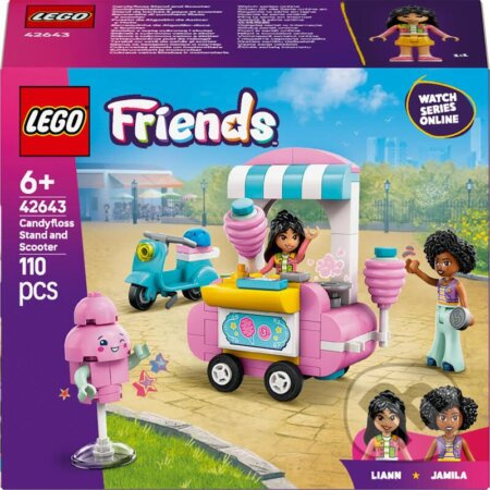 LEGO® Friends 42643 Stánek s cukrovou vatou a skútr