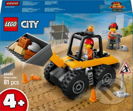 LEGO® City 60450 Žlutý kolový nakladač