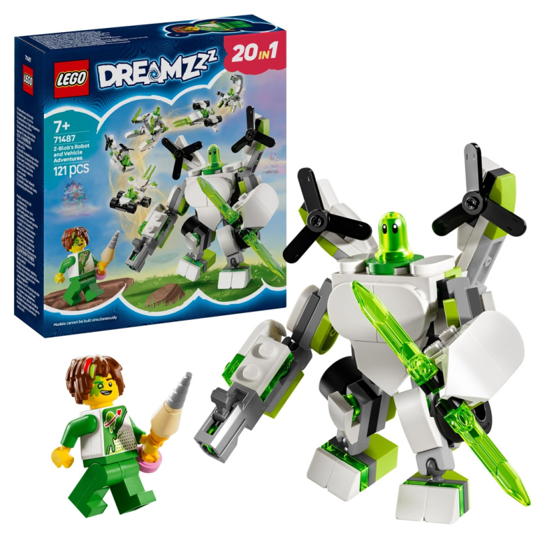 LEGO® DREAMZzz™ 71487 Z-Flekova dobrodružství s roboty a vozidly