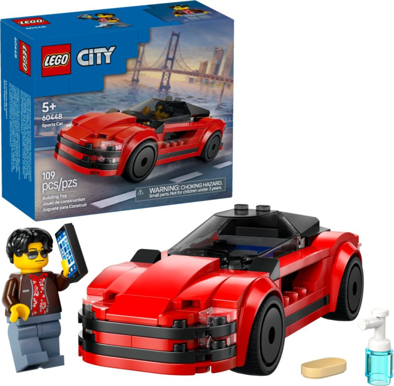 LEGO® City 60448 Červený sporťák