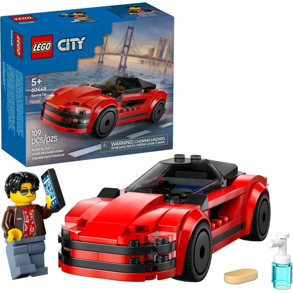 LEGO® City 60448 Červený sporťák