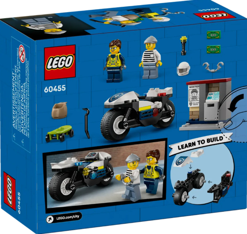 Lego City Policie: Honička na motorce