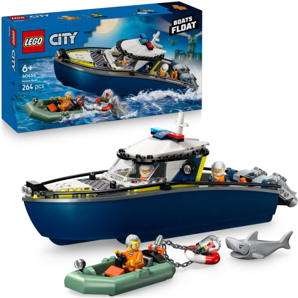 LEGO City Honička v policejní lodi