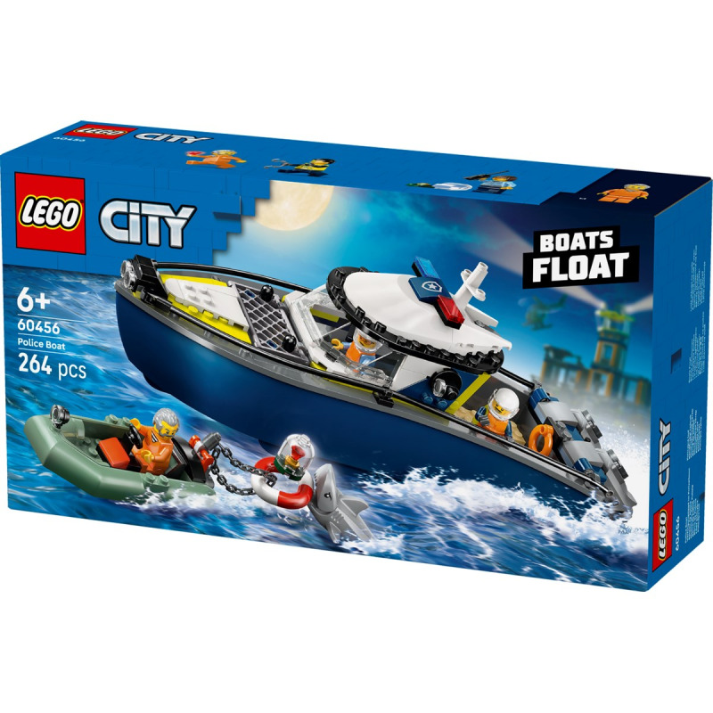 LEGO City Honička v policejní lodi