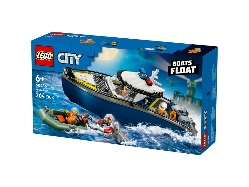 LEGO City Honička v policejní lodi