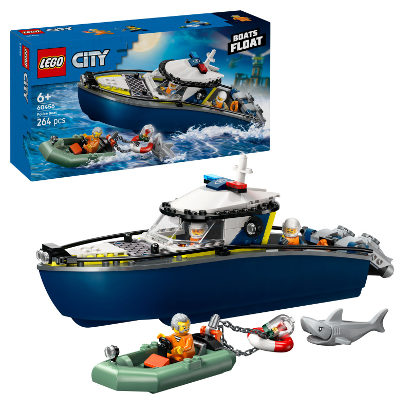 LEGO City Honička v policejní lodi