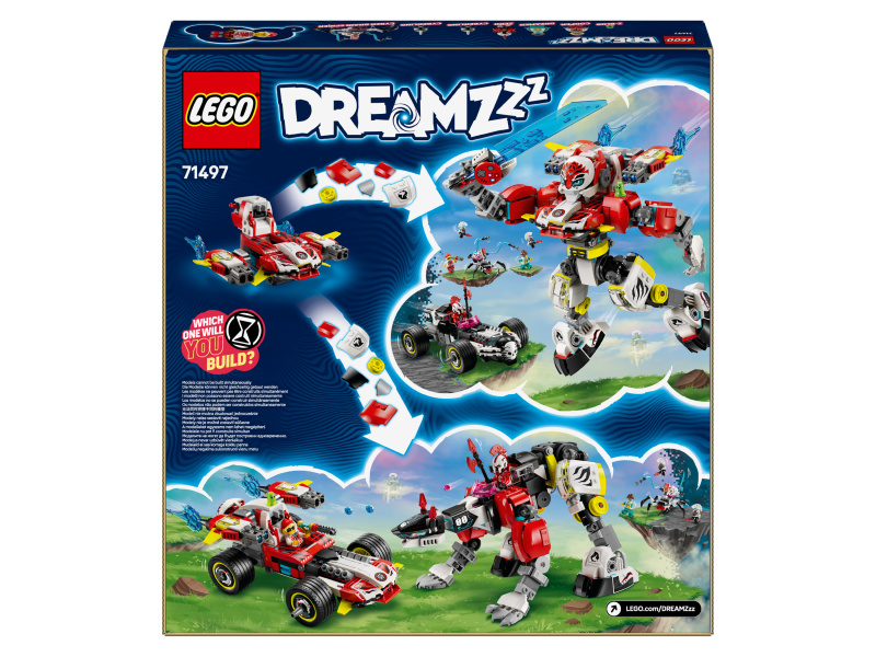 Stavebnice Tygrý mech Coopera a hot rod Zero