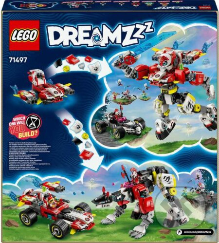 Stavebnice Tygrý mech Coopera a hot rod Zero