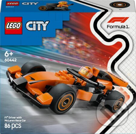 LEGO City 60442 Jezdec F1 se závodním vozem McLaren