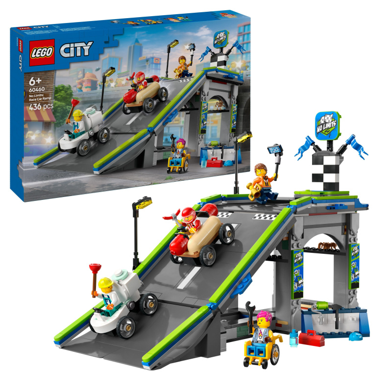 LEGO® City 60460 Tvoje pravidla: Závodní dráha s rampami