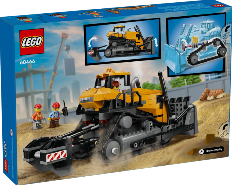 LEGO® City 60466 Žlutý buldozer