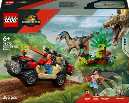 LEGO® Jurassic World 76972 Únik před raptorem v terénním autě