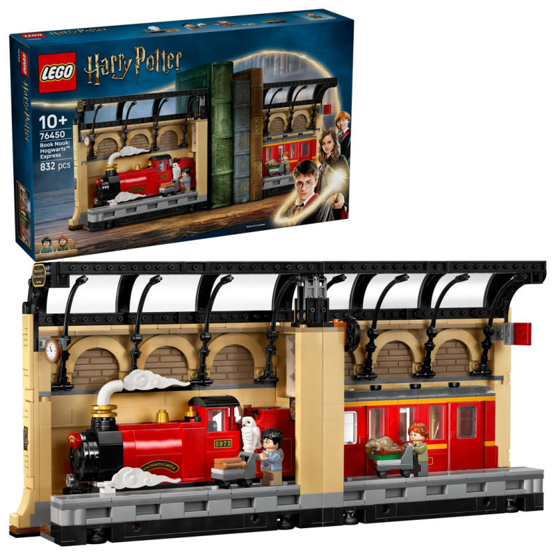 LEGO® Harry Potter™ 76450 Knižní zarážka: Spěšný vlak do Bradavic
