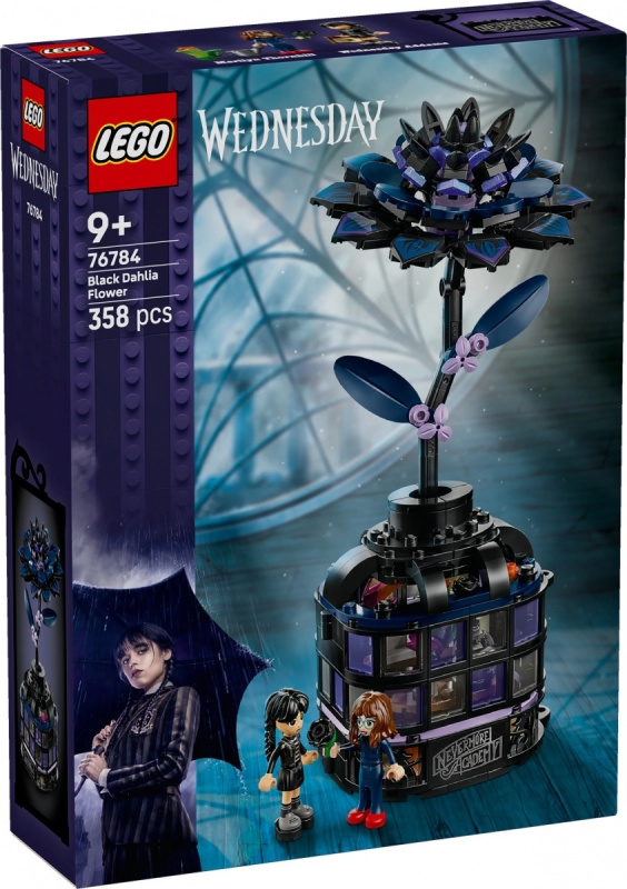 LEGO® Wednesday 76784 Černá jiřina