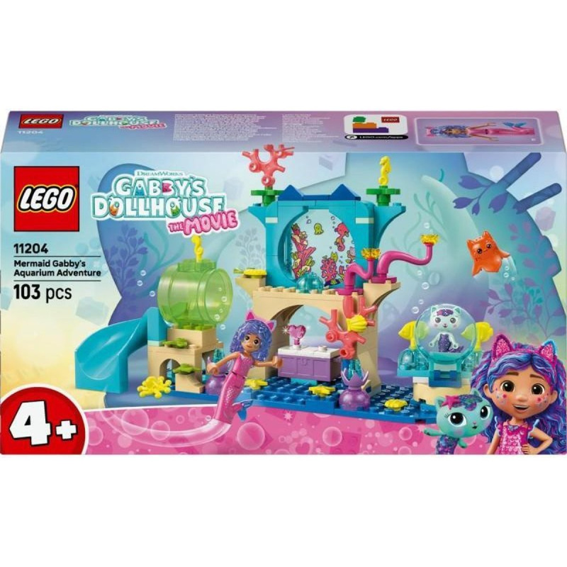 LEGO® Gábinin kouzelný domek 11204 Dobrodružství v akváriu mořské víly Gábi