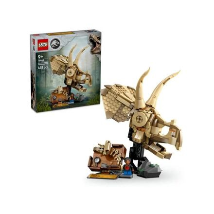 Lego Jurassic World dinosauří lebka triceratopse