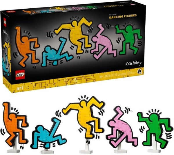 LEGO Art Keith Haring – Tančící postavy