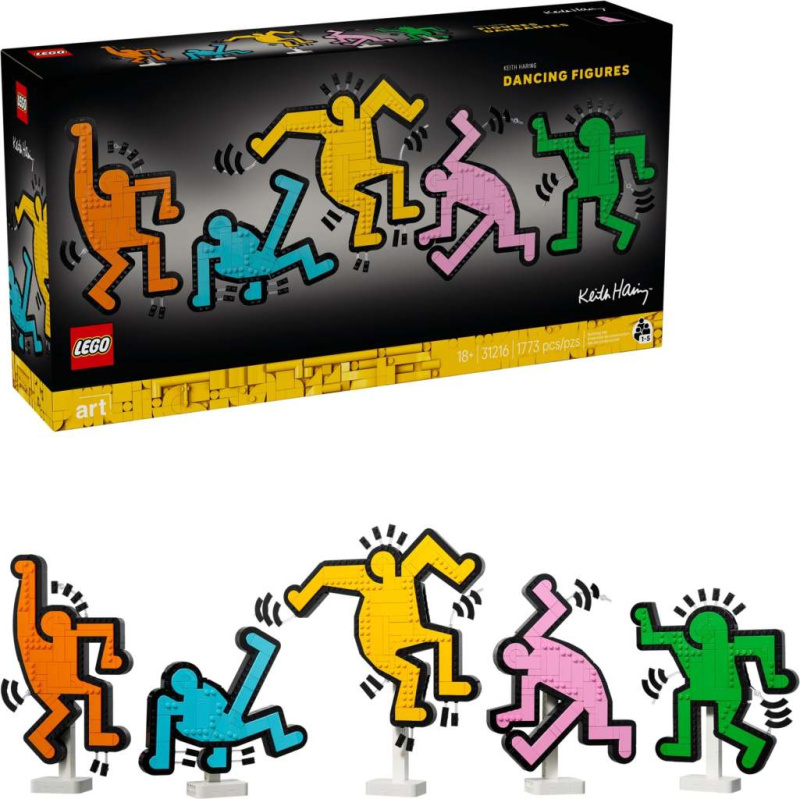 LEGO Art Keith Haring – Tančící postavy