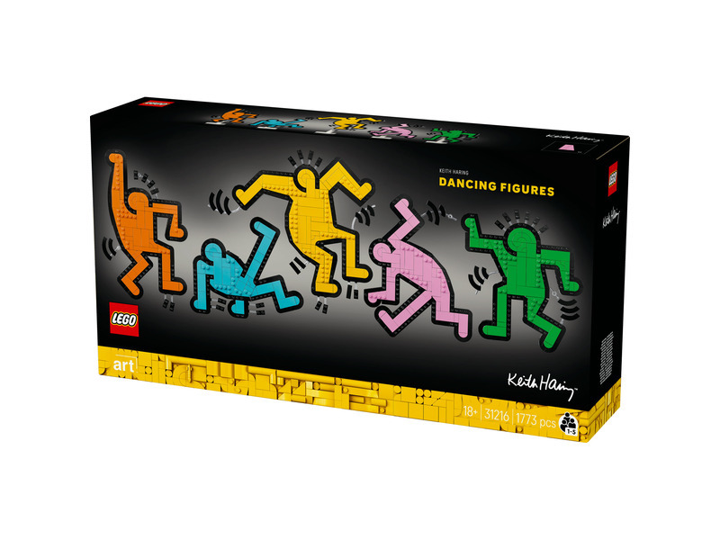 LEGO Art Keith Haring – Tančící postavy