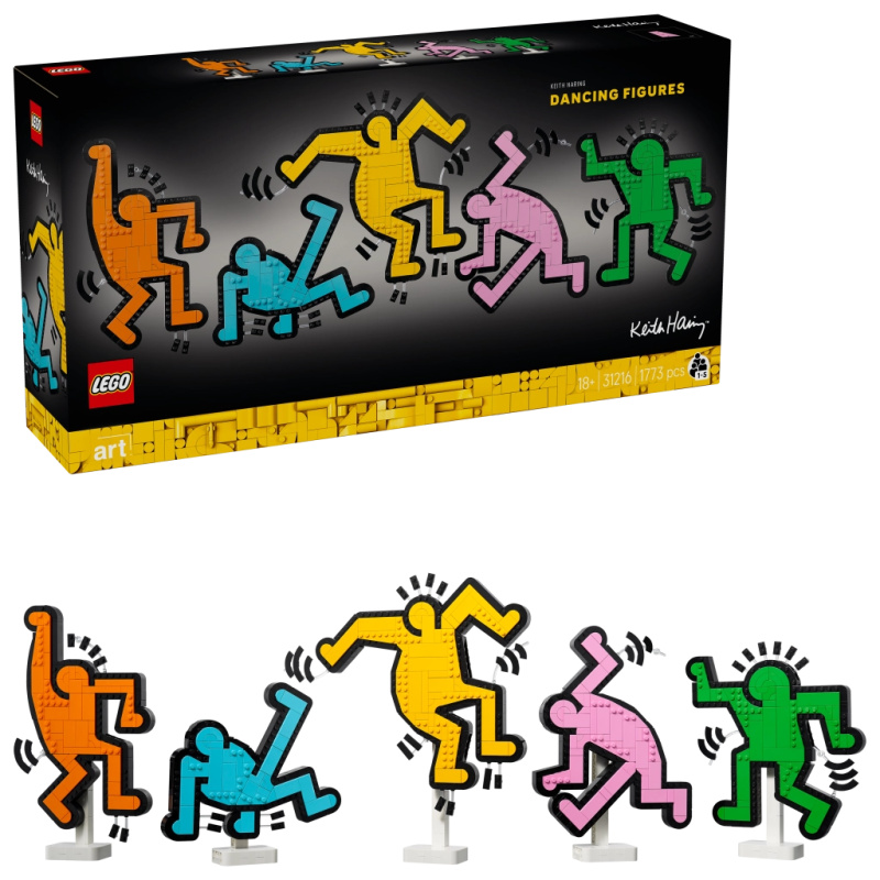 LEGO Art Keith Haring – Tančící postavy