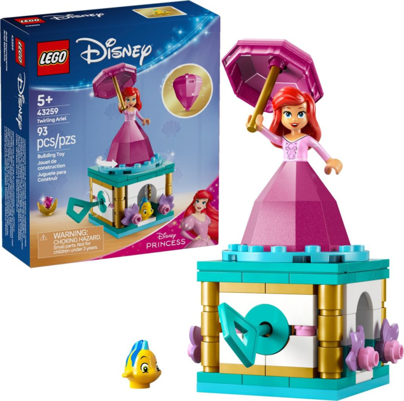 LEGO® Disney 43259 Točící se Ariel