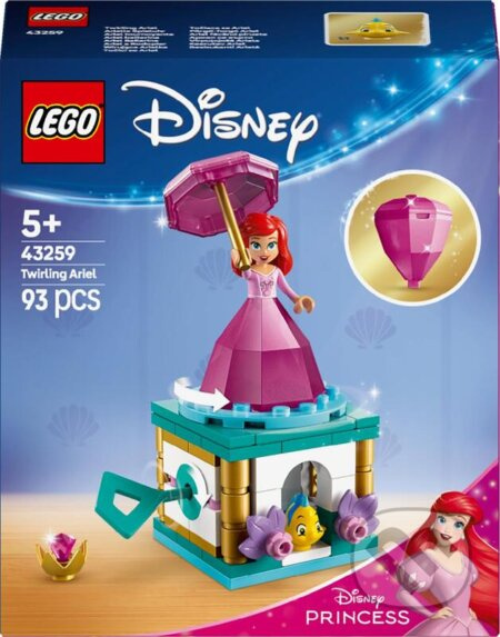 LEGO® Disney 43259 Točící se Ariel