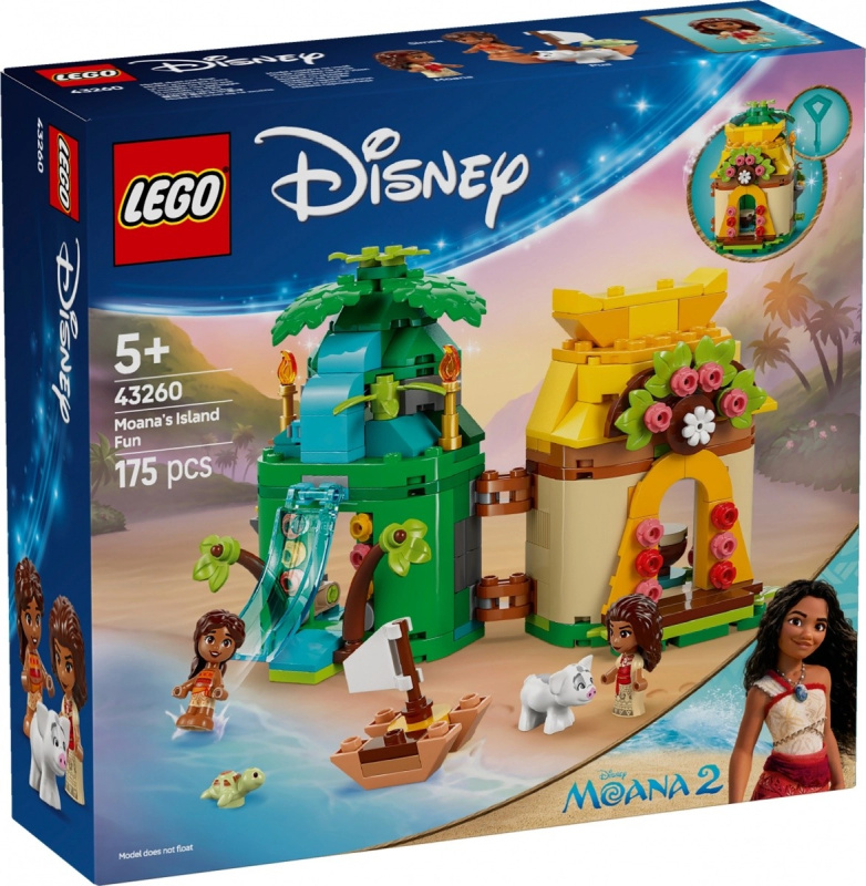 LEGO® Disney Princess 43260 Vaiana a zábava na ostrově