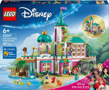 LEGO® │ Disney 43267 Hrad princezen a královští domácí mazlíčci