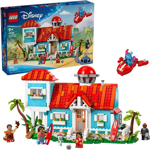 Plážový domek Lilo a Stitch LEGO Disney