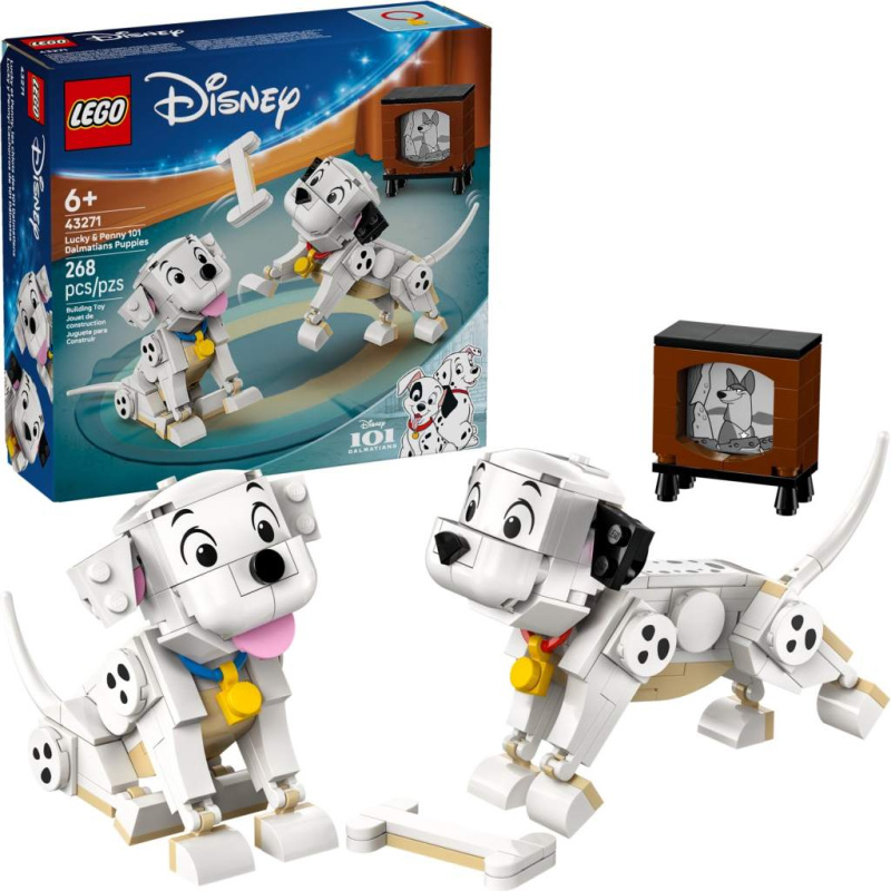 LEGO® │ Disney 43271 Štěňátka Štístko a Penny z filmu 101 dalmatinů