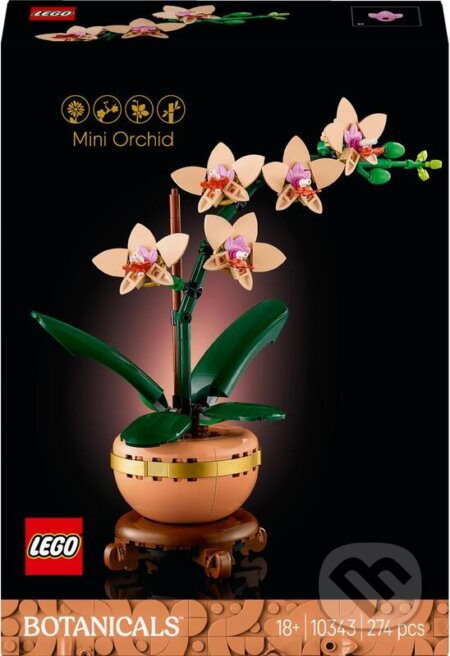LEGO Botanicals 10343 Miniaturní orchidej