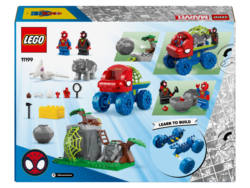 LEGO® Marvel Spidey a jeho úžasní přátelé 11199 Spideyho tým a záchrana dinosaurů s truckem
