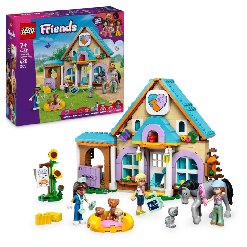 LEGO® Friends 42651 Veterinární klinika pro koně a domácí mazlíčky