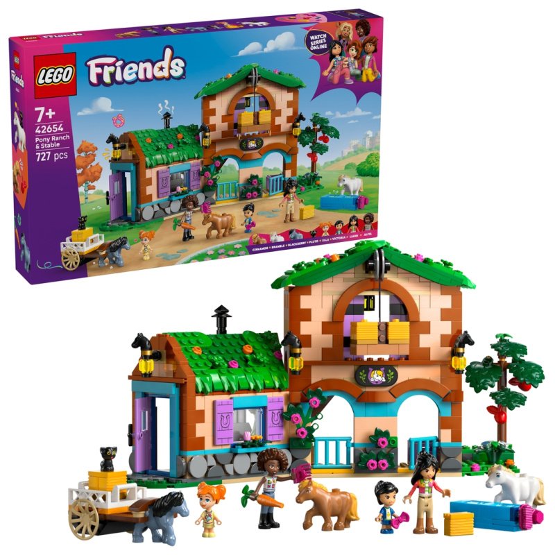 LEGO® Friends 42654 Ranč s poníky a stáj