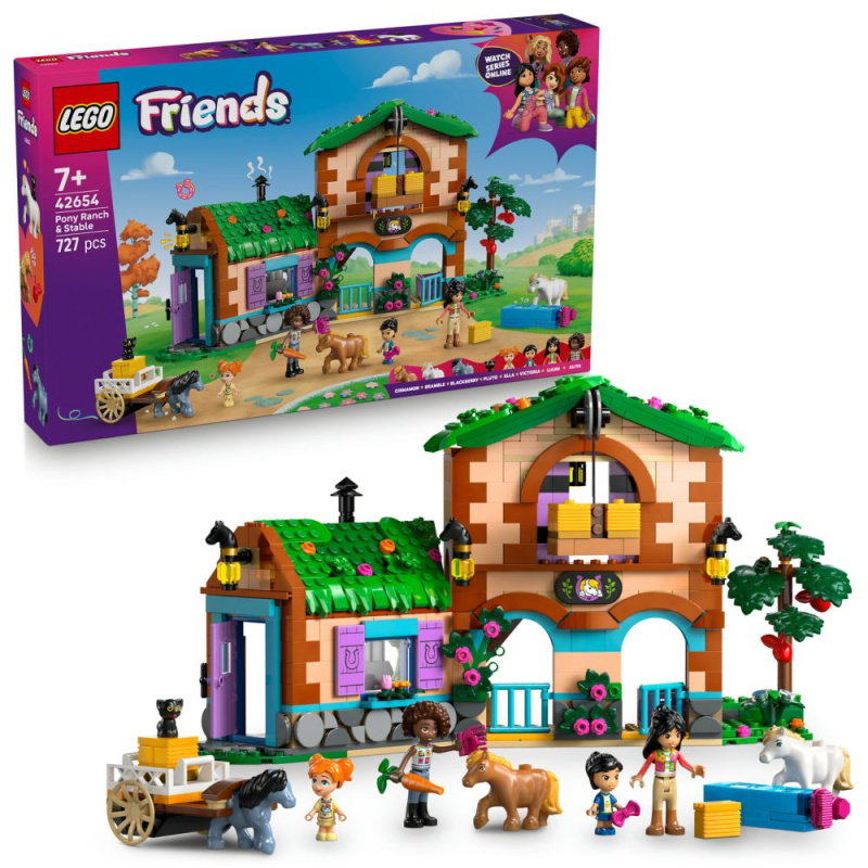 LEGO® Friends 42654 Ranč s poníky a stáj