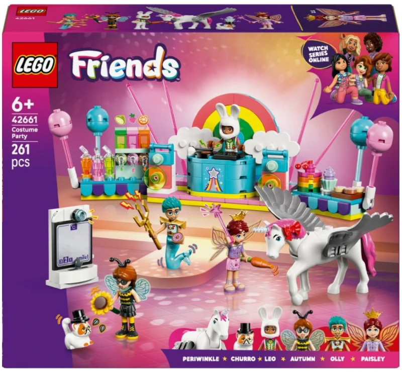 LEGO Friends Kostýmová párty s jednorožcem a vílou
