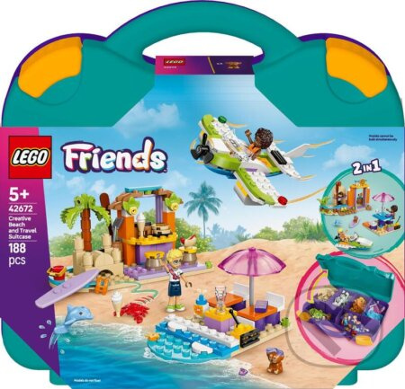 LEGO® Friends 42672 Kreativní plážový a cestovní kufřík