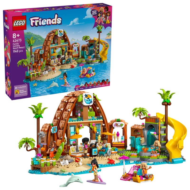 LEGO® Friends 42673 Rodinná dovolená u pláže