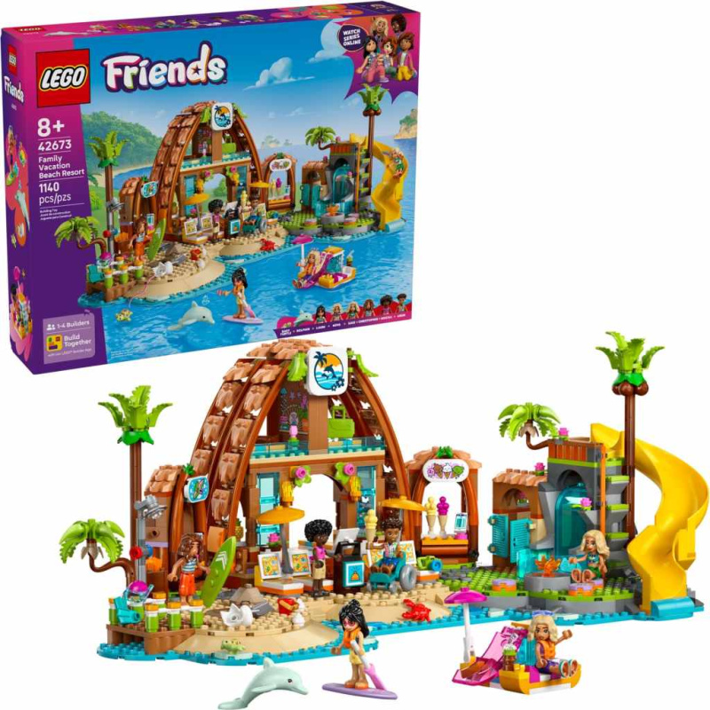 LEGO® Friends 42673 Rodinná dovolená u pláže
