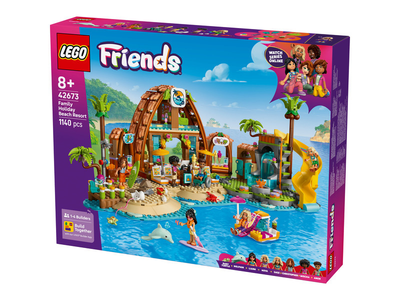 LEGO® Friends 42673 Rodinná dovolená u pláže