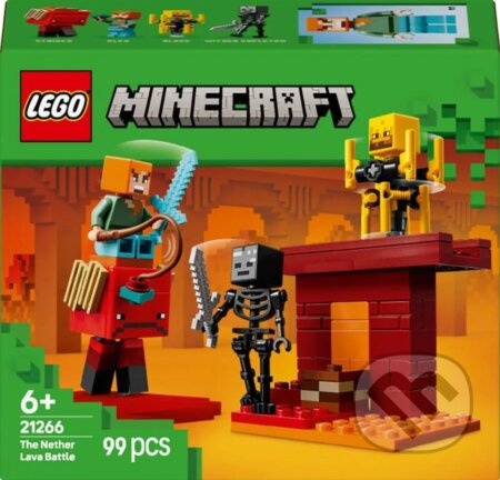 LEGO® Minecraft® 21266 Lávová bitva v Netheru