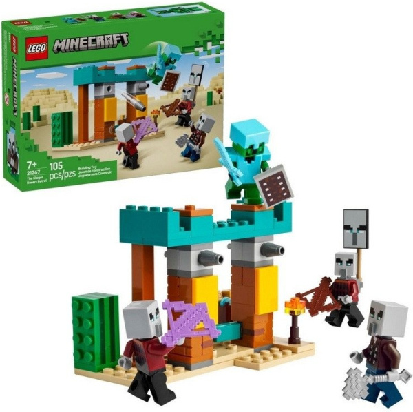 LEGO® Minecraft 21267 Pouštní hlídka zákeřníků