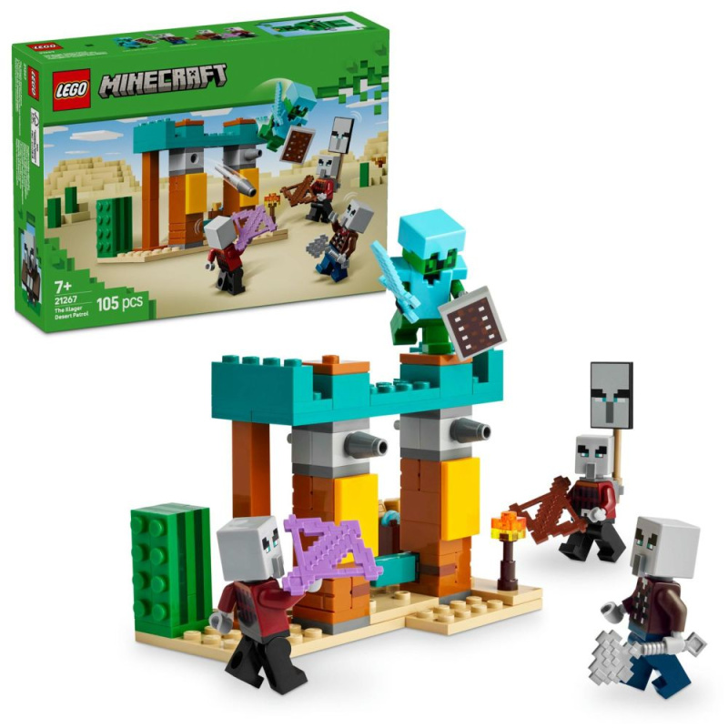 LEGO® Minecraft 21267 Pouštní hlídka zákeřníků