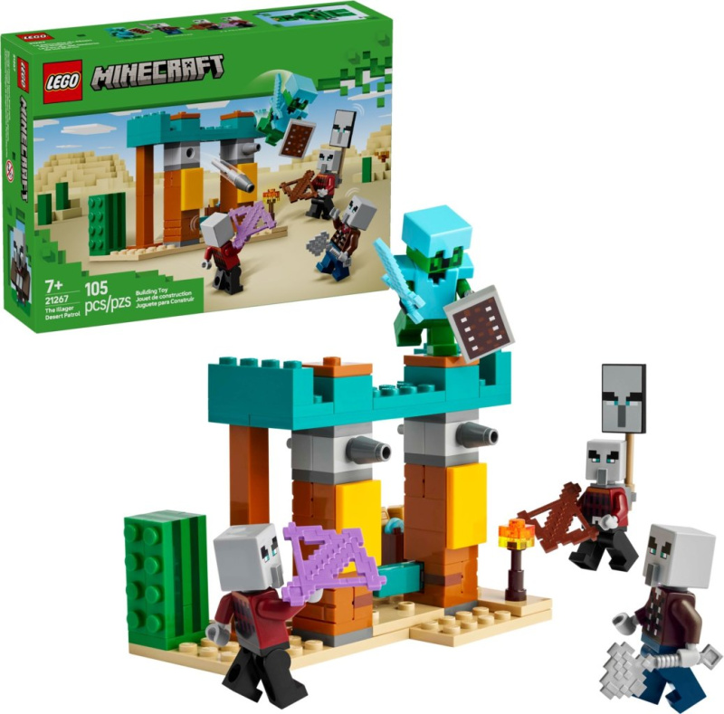 LEGO® Minecraft 21267 Pouštní hlídka zákeřníků