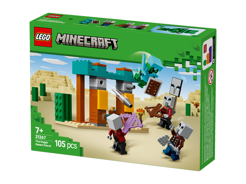 LEGO® Minecraft 21267 Pouštní hlídka zákeřníků
