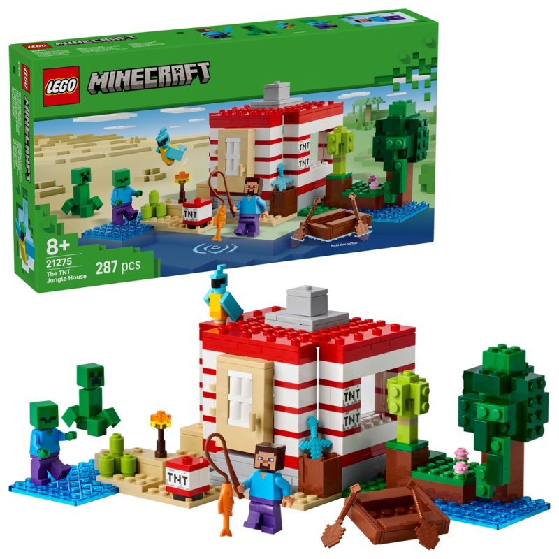 LEGO® Minecraft® 21275 TNT dům v džungli