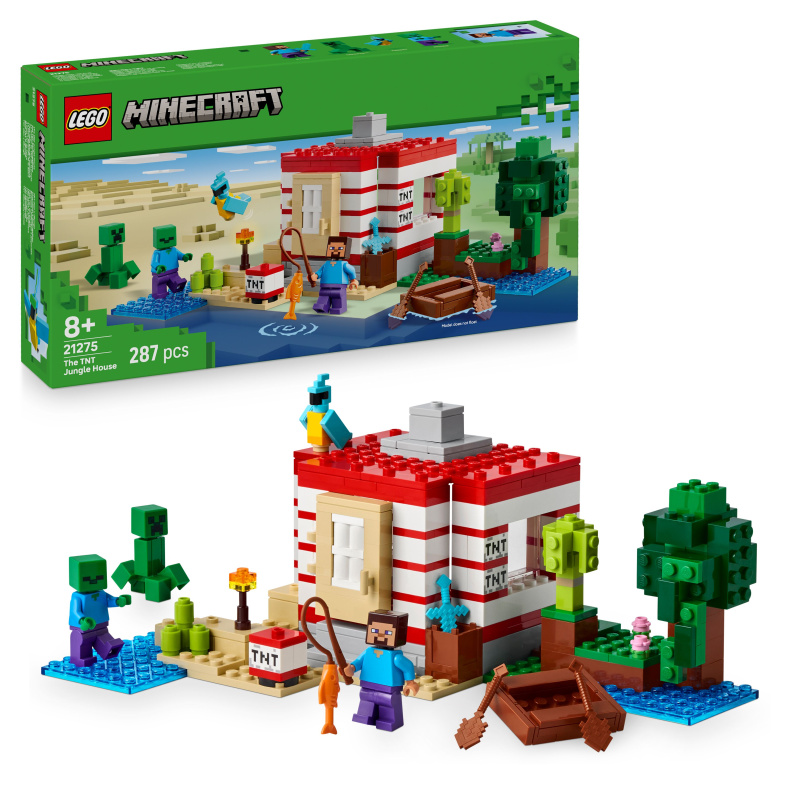 LEGO® Minecraft® 21275 TNT dům v džungli