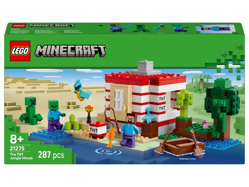 LEGO® Minecraft® 21275 TNT dům v džungli